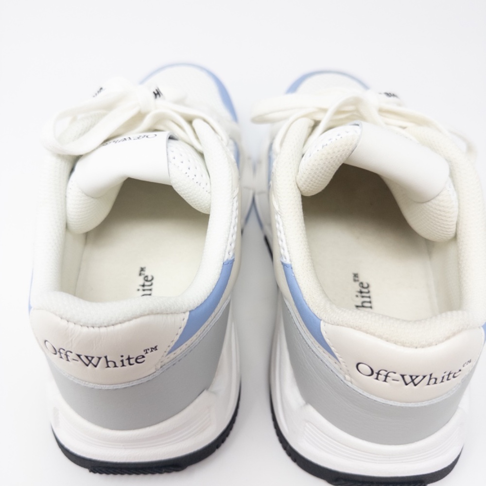 Off-White Runner B Sneaker Women’s Sneaker 37 EU 7 US Blue White - Picture 5 of 7